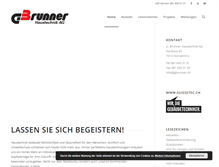 Tablet Screenshot of gbrunner.ch